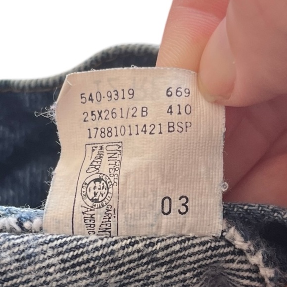 Vintage 90s Lee Kids Jeans Acid Wash Denim Cotton Made in USA Size 12 Reg - Picture 8 of 9